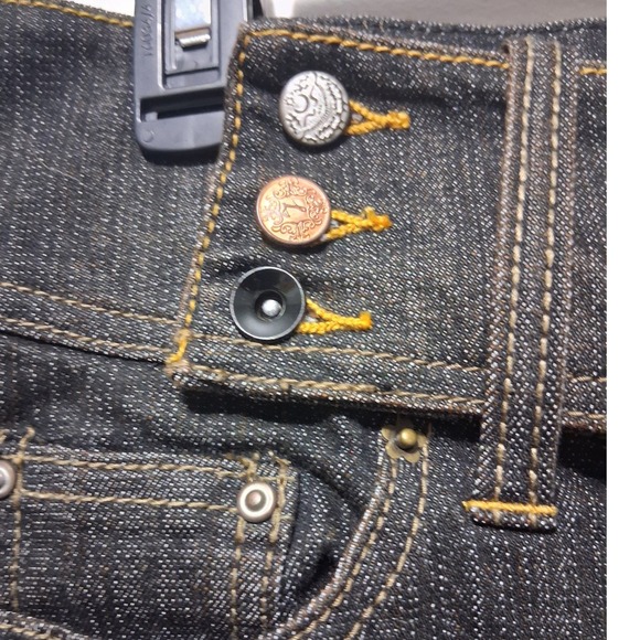 NWT Vtg Boom Boom Women Dark Wash Denim Bermuda Short Size 14W Wide Waistband - Picture 3 of 9